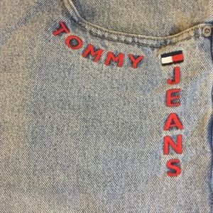 Vtg 90’s Tommy Hilfiger Jeans Pants Spell Out